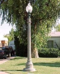 concrete lighting poles