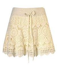 handmade crochet skirt