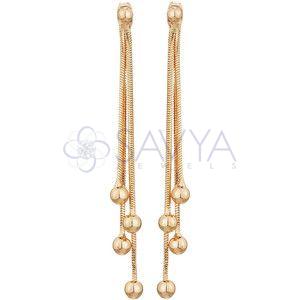 Gold Hanging Earrings