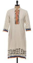 khadi print kurtis