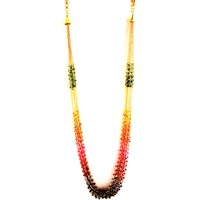 Beaded Gold Necklace