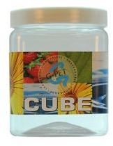 Cube jar plastic cap 1000ml