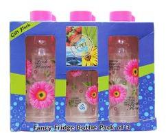 Fancy Bottle Pink Tset Plastic Cap