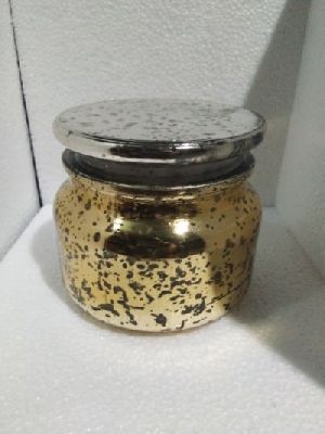 Golden Glass Jars