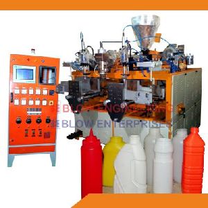 Double Station Auto Deflashing Blow Molding Machine