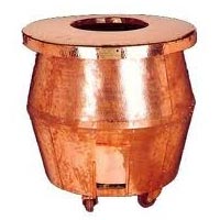 Copper Round Drum Tandoor