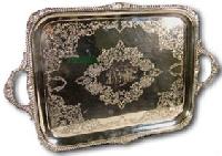 antique silver trays