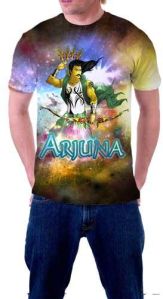 Printed Mens T Shirt (arjuna)