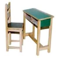 classroom wooden desks