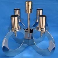 aluminum taper candle holders