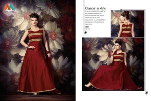 Designer Gown Style Salwar Suit