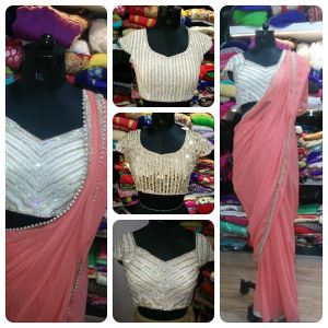 Designer Blouse & Saree