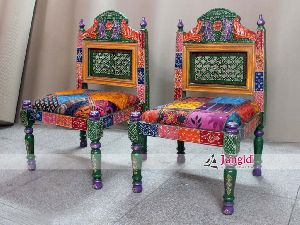 Hand Painted Colourful Restaurant Chairs