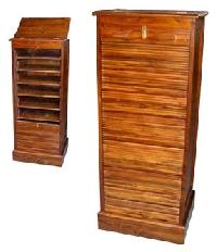 Teak Wood File Rack