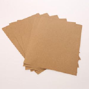 Brown Test Liner Paper Sheets