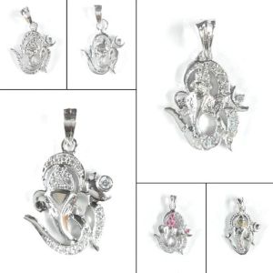 925 silver om ganesh pendant pendant