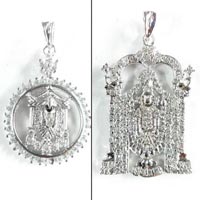 925 silver tirupati  pendant