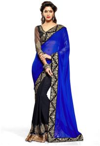 Blue Georgette Sarees