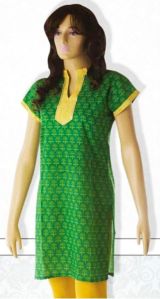 Block Printed Cotton Kurtis