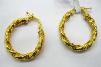 Gold Earrings 002