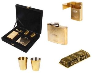 24k Gold Plated Wine Set