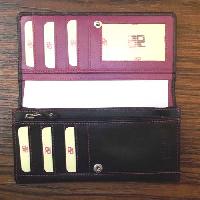 Leather Cheque Book Holder