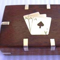 Wooden Playing Card Boxes