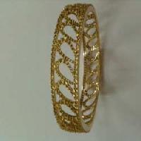 Diamond Studded Gold Bangles 003