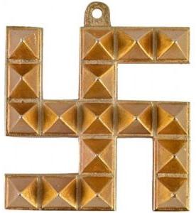 Religious Swastik Pyramid Wall Hanging