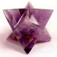 Amethyst Merkaba Star