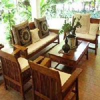 Wooden Sofa Set