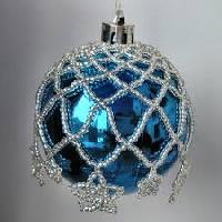 beaded christmas ornament