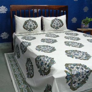 Block Printed Bedspread