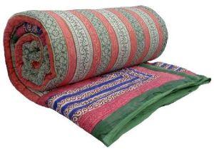 Jaipuri Pink Quilt print BORDERLINE PINK in soft cotton voile