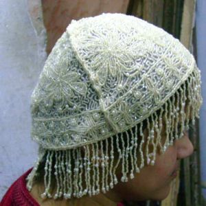 beaded ladies caps