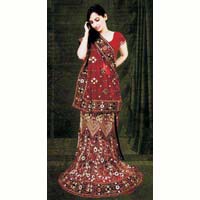 Designer Net Lehenga