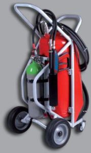 Trolley Mounted Fire Extinguisher