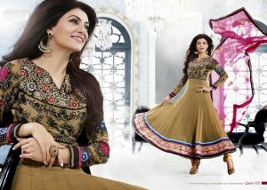 Anarkali Style Churidar Kameez