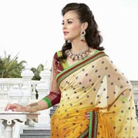 Party Wear Embroidered Saree