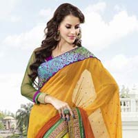 Party Wear Embroidered Saree