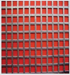 Square Hole Mild Steel Perforated Sheets