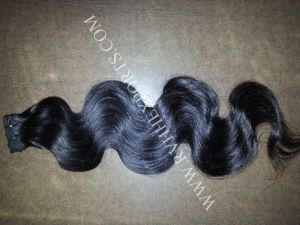 Natural Color Indian Human Weft Hair