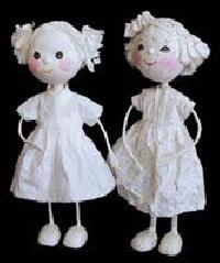 paper mesh dolls