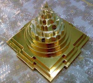 Gold Plated Meru Shree Yantra