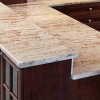 Ivory Brown Gang Saw Granite Slabs