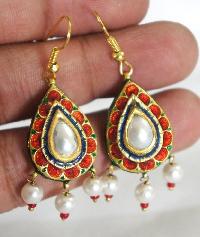 Gold Kundan Earring