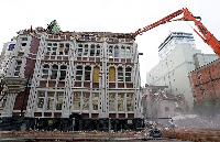 old building demolition