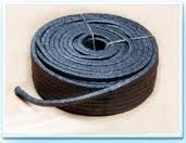 Brass wire reinforced asbestos yarn packing