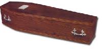 wood coffin box