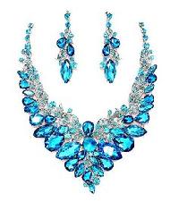 fancy crystals necklace